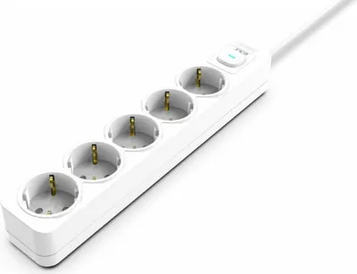 Obrázek produktu pro Inca IPW-44GB, 5 AC zásuvky / AC zásuvek, 230 V, 3680 W, 16 A, Bílá, 1,5 m