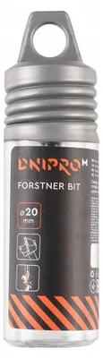 Obrázek produktu pro Vrták Dnipro-M Forstner, 20 mm, válcový vrták pro dřevo