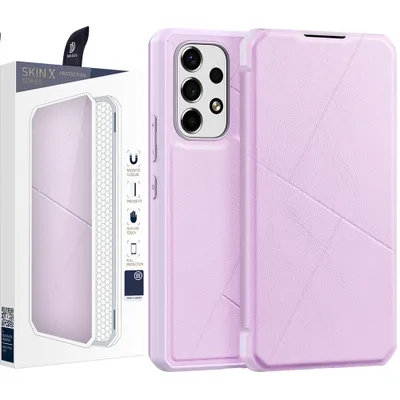 Zdjęcie produktu dla Dux Ducis Skin X Kabura Etui Pokrowiec Z Klapką Samsung Galaxy A73 Różowy