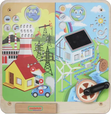 Obrázek produktu pro Masterkidz Montessori vzdělávací rada pro obnovitelné a neobnovitelné zdroje energie
