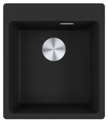 Produktbild von Franke Maris Einbauspüle Fragranitbecken MRG 610-39 A Black Matt Handbedienung ab 45 cm 114.0658.420 - inkl.