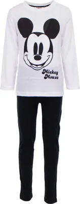Obrázek produktu pro Disney Mickey Mouse noční pyžamo Měkké bavlněné pyžamo pro děti Bílá 92