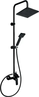 Produktbild von Novaservis Nobless Tina - Duschset mit Armatur, schwarz SET043/38,5