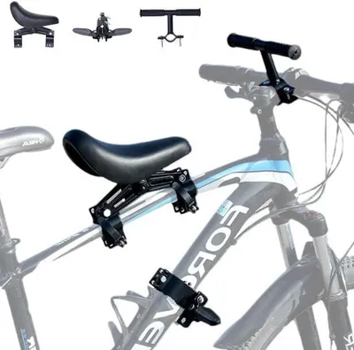 Produktbild von Kinderfahrradsitz vorne, für Mountainbikes, Kunststoff und Aluminium, für Fahrrad