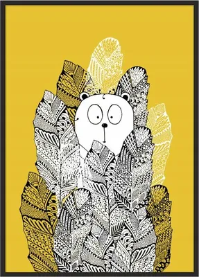Produktbild von Bildplakat im Rahmen A4 cm Teddybär PD283