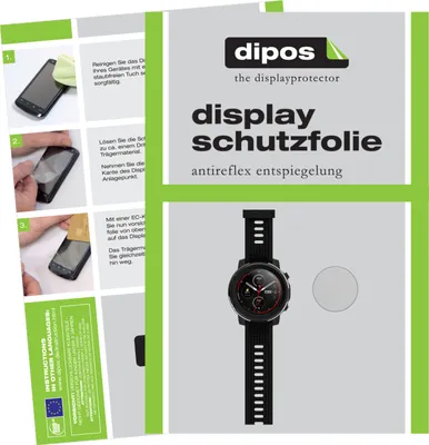 Produktbild von 6x Schutzfolie für Amazfit Smart Sport Watch 3 matt Displayschutzfolie Folie Display Schutz dipos