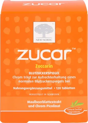 Produktbild von zucar Zuccarin Tabletten, 120 St. Tabletten