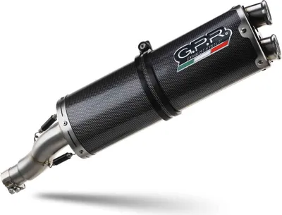 Produktbild von GPR Dual Poppy Slip-On Auspuff genehmigt für Voge 650dsx