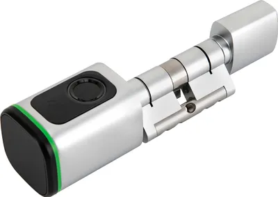 Produktbild von Intelligenter Fingerabdruck-Schließzylinder mit 2 Schlüssel (silber)