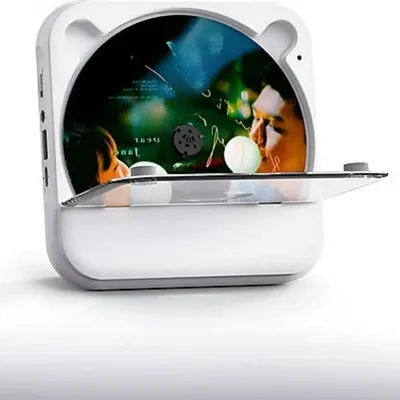 Produktbild von AIORBER Kompakter CD-Player mit Bluetooth 5.1, LED-Anzeige, HiFi-Sound, 2000mAh Akku, FM-Radio, USB, Tragbarer Musik- und Lernbegleiter