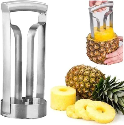 Immagine prodotto di Taglia-ananas, taglia-ananas in acciaio, pelapatate per ananas da cucina
