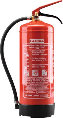 Zdjęcie produktu dla Gaśnica proszkowa ciśnieniowa GLORIA ABC PD6GA w.Wh. 34A 233B C