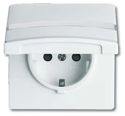 Obrázok produktu pre Busch-Jaeger 2064-0-0301, CEE 7/3, 2P+E, Biela, IP44, 250 V, 16 A