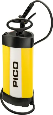 Obrázok produktu pre MESTO 3232 PICO, Tlakový záhradný rozprašovač, 6,5 L, 5 L, Čierna, Žltá, Polyetylen, Mosadz