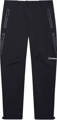 Schwarze Trekkinghose "Mtn Guide Mw Technical Pant" von Berghaus mit seitlichen Reißverschlusstaschen.