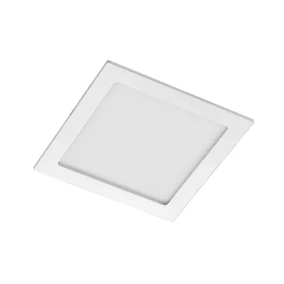 Produktbild von Prios LED-Einbaulampe Helina, silber, 22 cm, 18 W, dimmbar