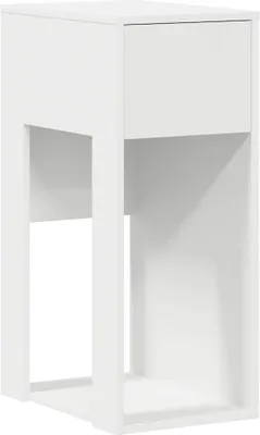 Immagine prodotto di Supporto a Torre per Computer con Cassetto Bianco 30x44x74 cm
