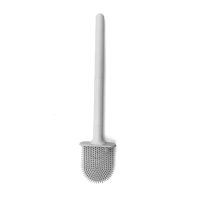 Immagine prodotto di Staffa da parete in silicone per scopino da toilette Adesivo per scopino da toilette Montaggio a parete senza forare