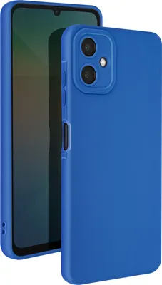 Immagine prodotto di Avizar, Custodia in silicone SoftGlow per Samsung Galaxy A06, fotocamera protetta, blu