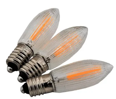 Zdjęcie produktu dla Akcesoria Część zamienna świeca karbowana E16 34 Volt LED WxHxD 1.3x4.5x1.3cm NOWOŚĆ