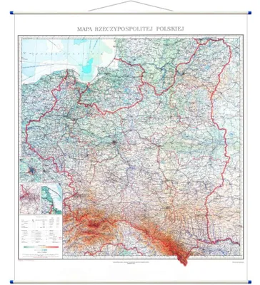 Obrázek produktu pro Polská republika od roku 1934 – nová edice. Mapa na zeď