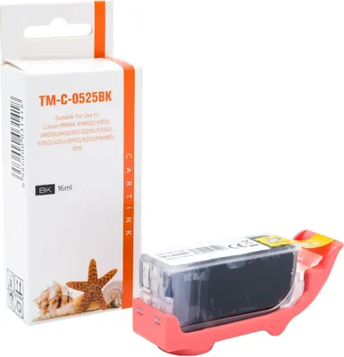 Produktbild von black Tinte/Tintenpatrone 4.3-PGI525PGBK kompatibel mit Canon PGI-525PGBK [ 4529B001 ]