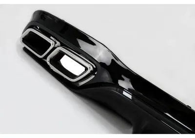 Produktbild von Stoßstangen Diffusor Endrohre Chrom für Mercedes E W213 2016-2019 E63 Look.