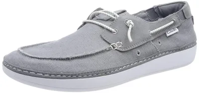 Obrázok produktu pre Clarks, pánska loďová obuv Higley, sivá kombinácia, veľkosť 40 EU