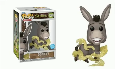 Produktbild von Shrek - Donkey 1598 Glitter - Funko Pop! Vinyl Figur