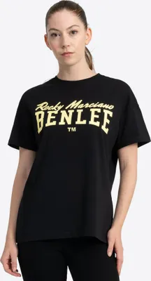 Zdjęcie produktu dla Frauen T-Shirt Oversize LILLY Black/Yellow S BENLEE