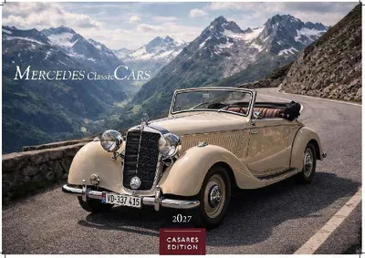 Produktbild von Mercedes Classic Cars Kalender 2027 - Wandkalender | Fotokalender Oldtimer 24x35cm - Mercedes Oldtimer - Eleganz & Geschichte im Kalenderformat