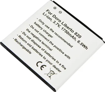 Produktbild von Avizar, Ersatzakku Doro Liberto 820 Li-Ion 3,7V 1750mAh,