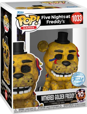 Produktbild von POP-Figur Five Night at Freddys Withered Golden Freddy Exklusiv