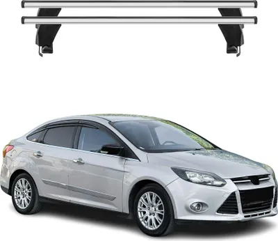 Image de Menabo Barres de toit Transversales pour Ford Focus III 2011-2018 Alu Gris ABE
