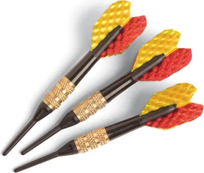 Produktbild von Karella 3er Set Mini Soft-Tip Dartpfeile für elektronische Dartscheiben