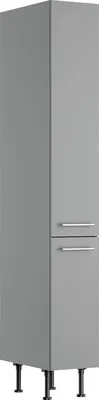 Produktbild von Optifit Apothekerschrank Mats825 BxTxH 30 x 58,4 x 211,8 cm basaltgrau matt zerlegt KFMA HFZ306-8E+