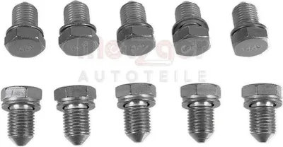 Produktbild von Verschlussschraube Ölwanne M14x1,5 30 mm Stahl METZGER für u.a. AUDI A3