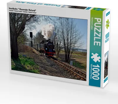 Produktbild von Calvendo Inselbahn " Rasender Roland" 1000 Teile Puzzle quer 640x480mm, Loebus Eberhard; 7384089