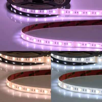 Produktbild von ISOLED LED AQUA RGB+WW+KW Flexband Streifen, 24V, 20W, IP68, 5in1 Chip, 60, LED/m