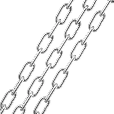 Obrázok produktu pre Pozinkovaný reťazový reťaz z uhlíkovej ocele 3/16" x 250' 1100lbs