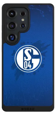 Produktbild von NIVOCASE Handyhülle für Samsung Galaxy S25 Ultra  Hülle NIVOpure Case Schwarz FC Schalke 04 Offizielles Lizenzprodukt Schalke 04