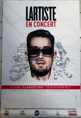 Obrázok produktu pre LARTISTE - Clandestino / koncertné vystúpenie - PLAGÁT - 80x120 cm