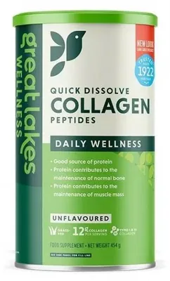 Obrázek produktu pro Great Lakes Hydrolyzovaný kolagen, 454 g