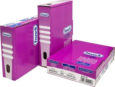 Produktbild von Favorit La500, 210 x 297 mm (A4), Transparent, Polypropylen (PP), Porträt, 500 Stück(e)