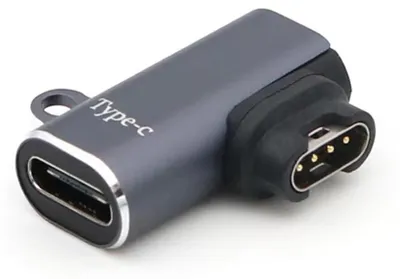 Produktbild von INF Garmin auf USB-C Adapter, Aluminium, Dunkelgrau, 2 Stück