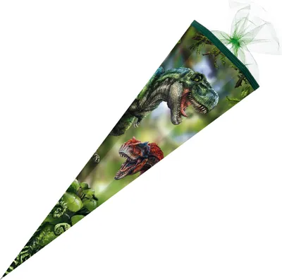 Produktbild von Nestler Schultüte Coppenrath T-Rex World eckig mit Tüllverschluss 85cm