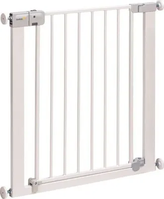 Produktbild von SAFETY 1ST Kinder Schutzgitter, 73-80cm, Weiß, Metall, Auto Close, 4-Punkt Druckbefestigung