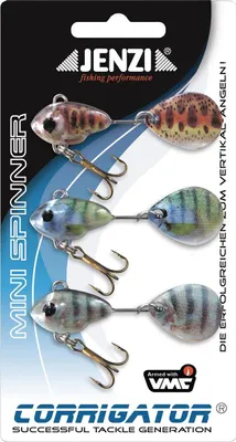 Immagine prodotto di Jenzi Corrigator Mini Spinner, confezione da 3 esche, peso 12g, combinazione di colori 3