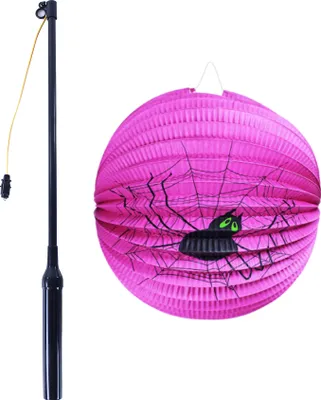 Produktbild von RAPPA Halloween Spinnenlaterne 25 cm mit Glühstab 50 cm
