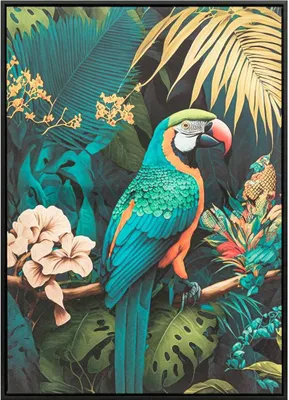 Produktbild von Gerahmte gedruckte leinwand charlène 50x70cm - Atmosphera créateur d'intérieur